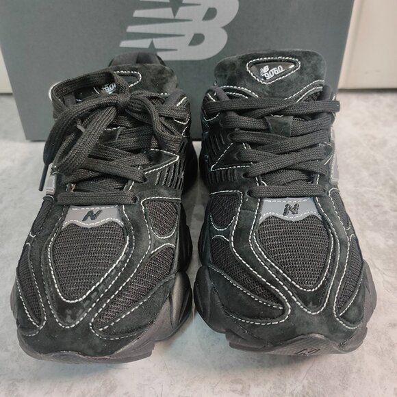 New Balance 9060 Triple Black - Picture 3 of 9